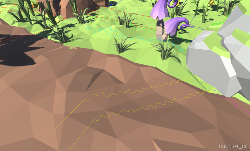 图5-15 复杂场景的Raw Contour展示图