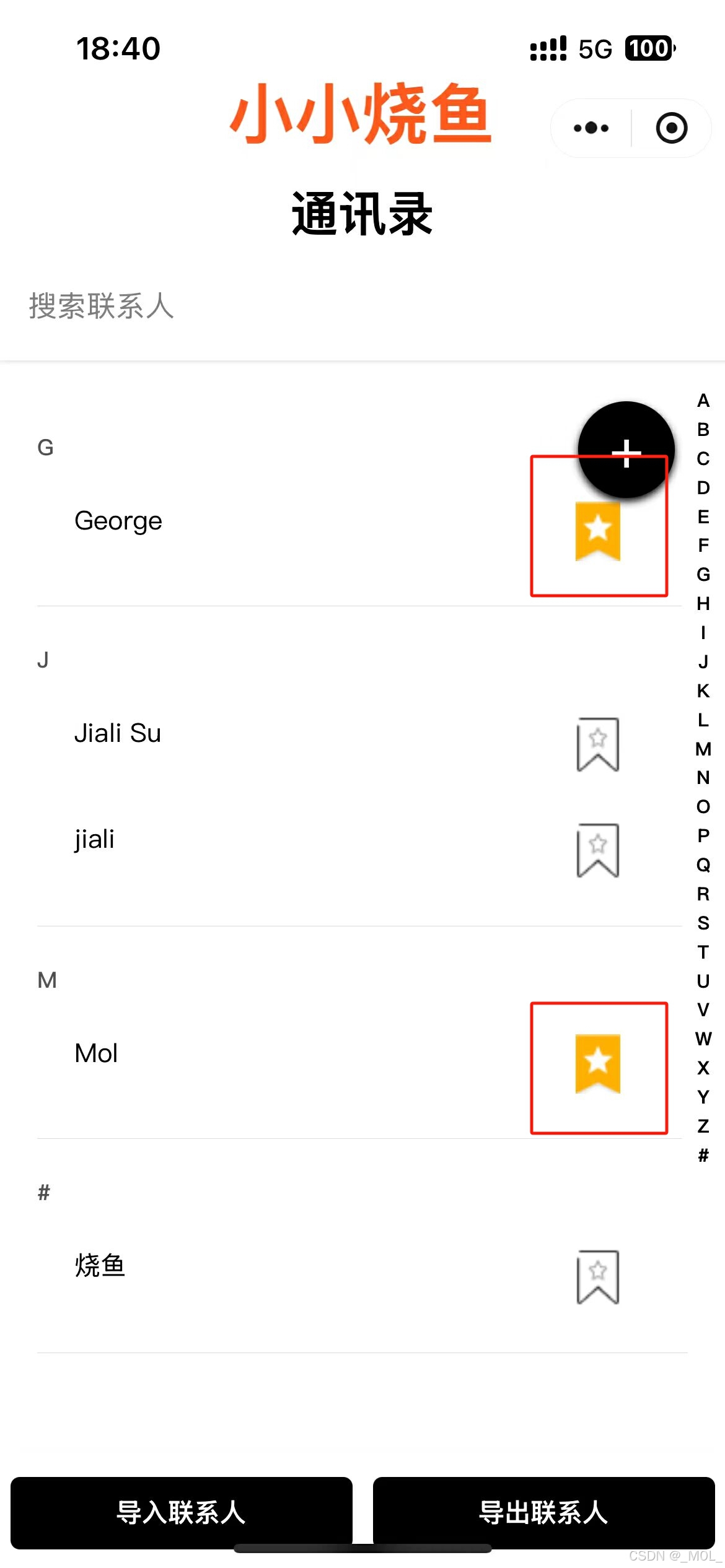Bookmark Contacts1
