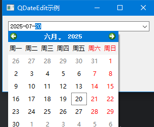 PyQt5—QDateEdit 学习笔记-CSDN博客