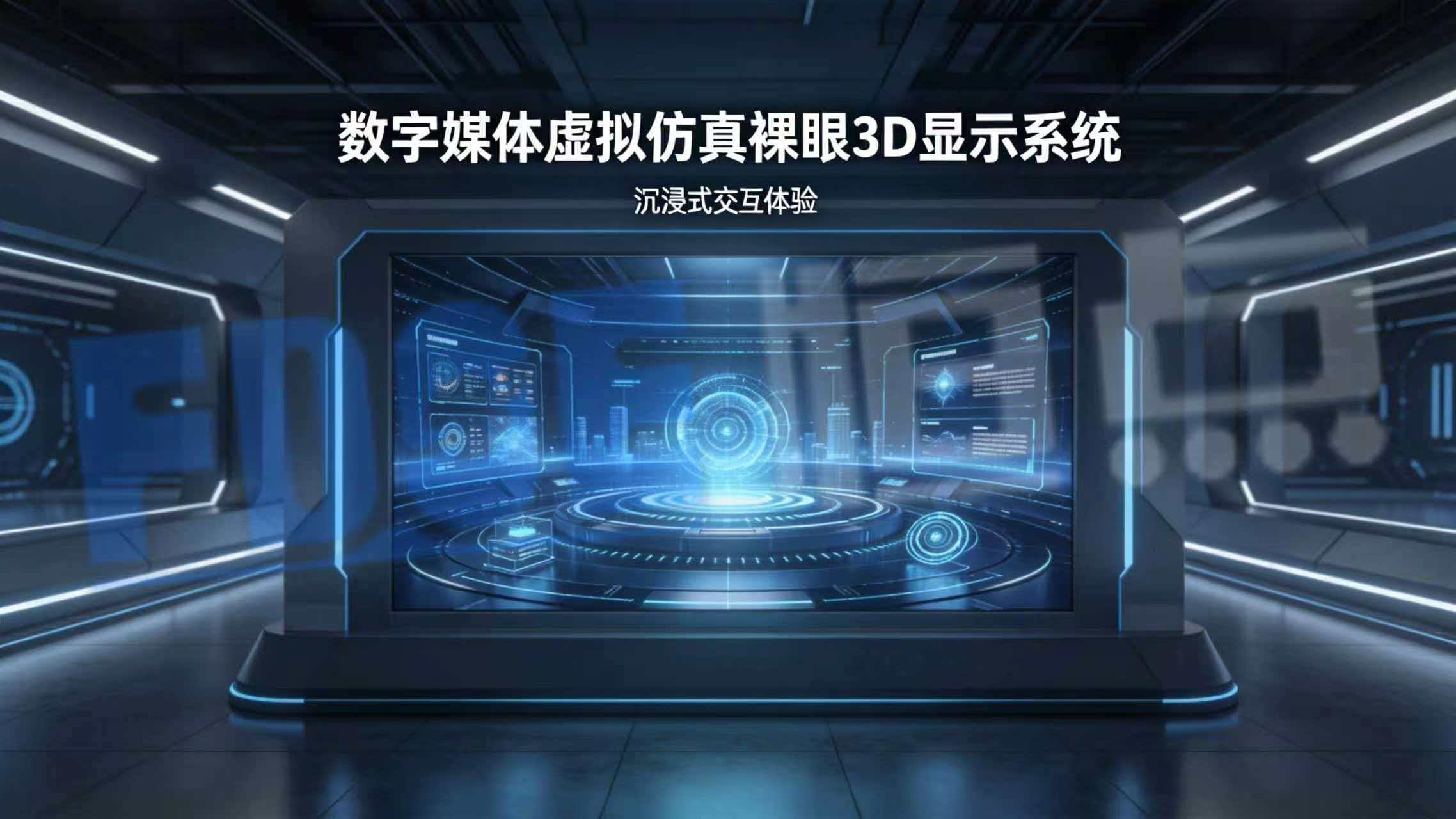 数字媒体虚拟仿真裸眼3D显示系统