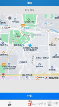 图4-5地图界面图