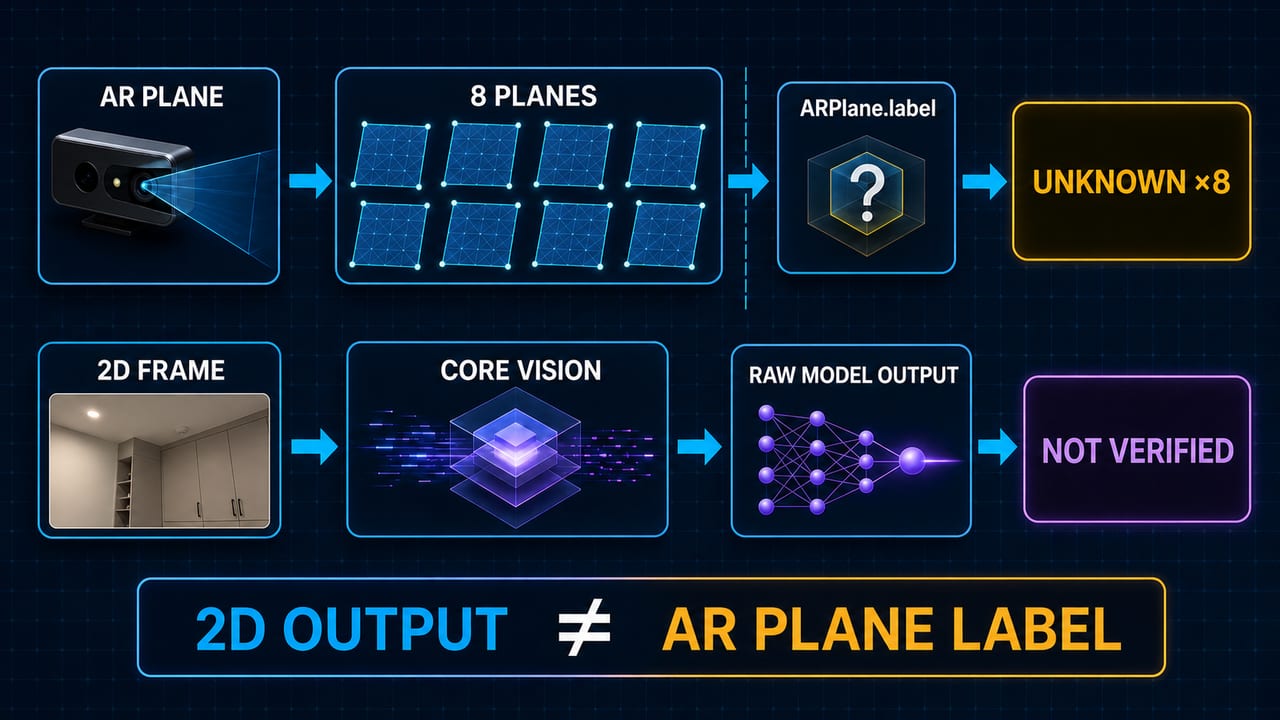 AR 平面语义与二维原始模型输出的双链路