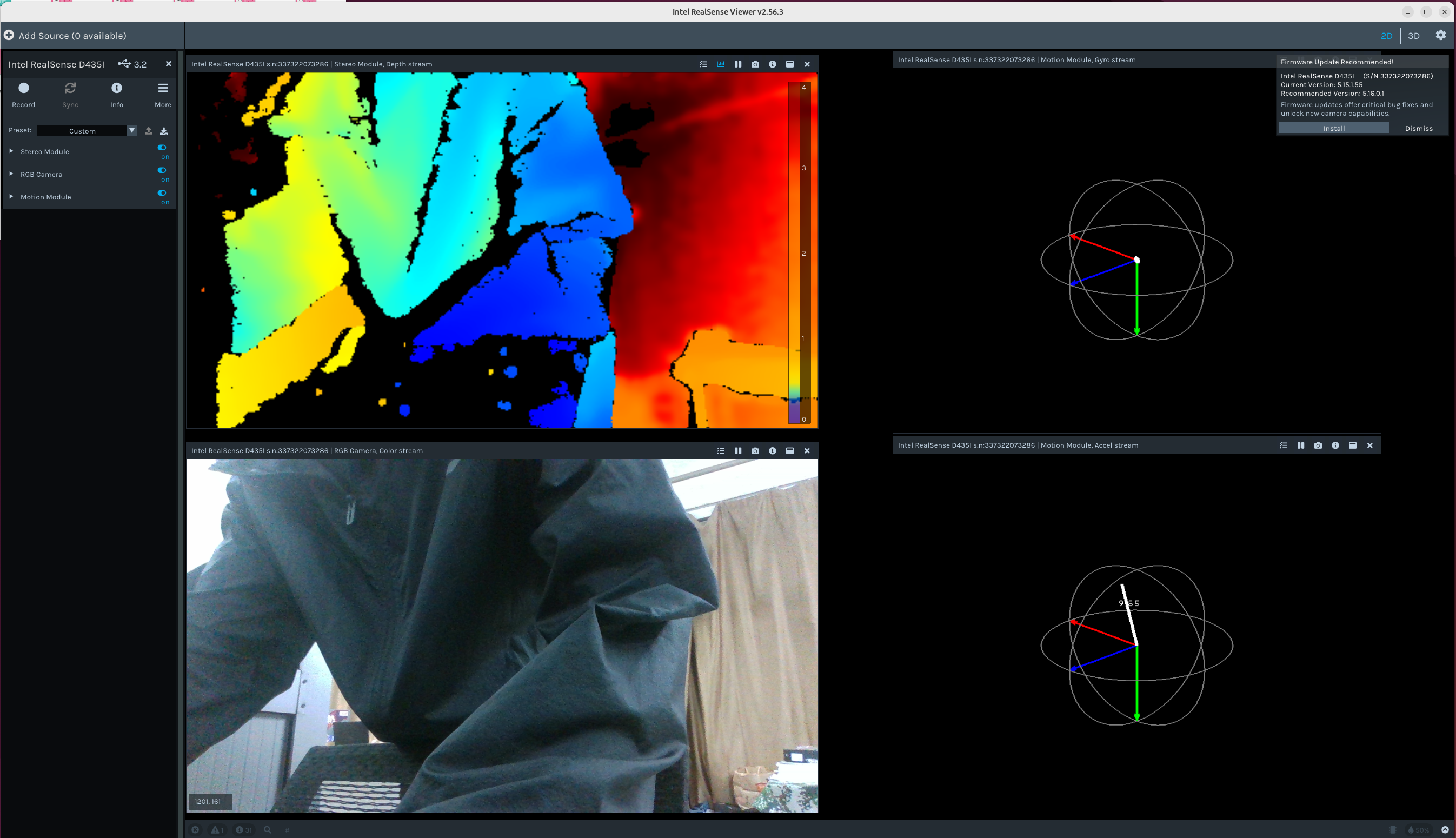 Python调用D435i使用教程_realsense d435i python