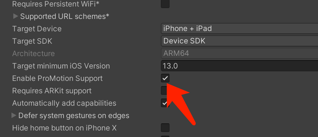 unity 开启安卓和 ios的高刷新率，120 +帧_enable promotion support-CSDN博客