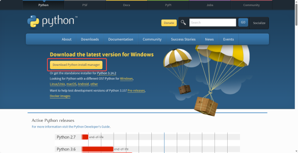 Python 安装教程【使用 Python install manager】封面图