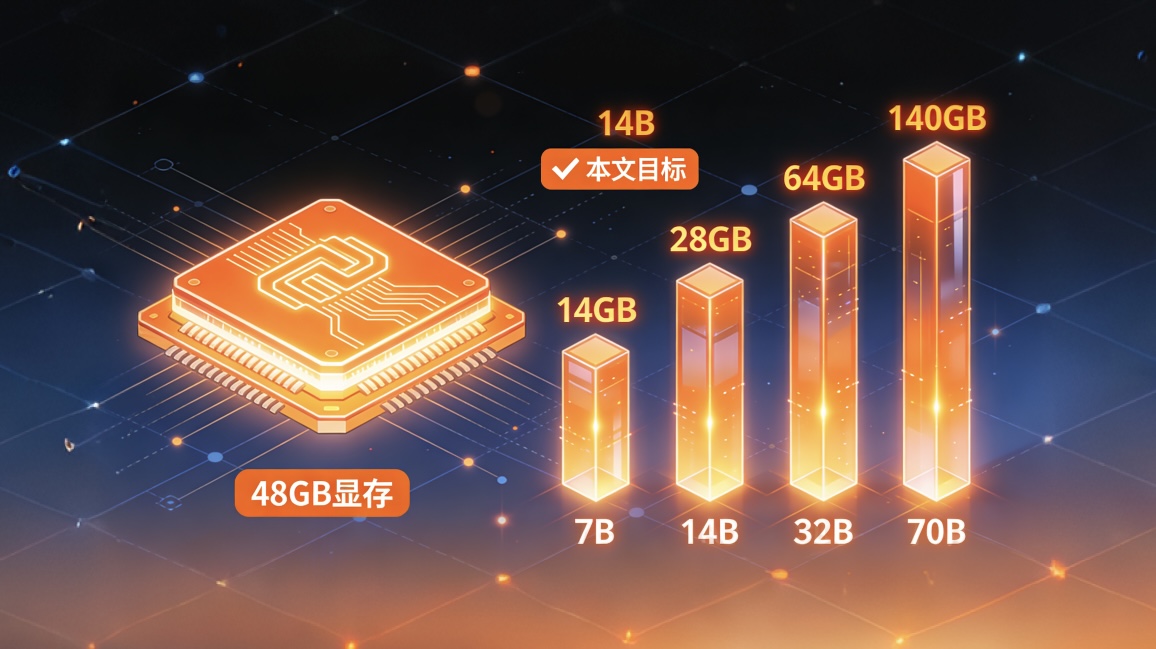 图2 VRAM与模型大小关系图