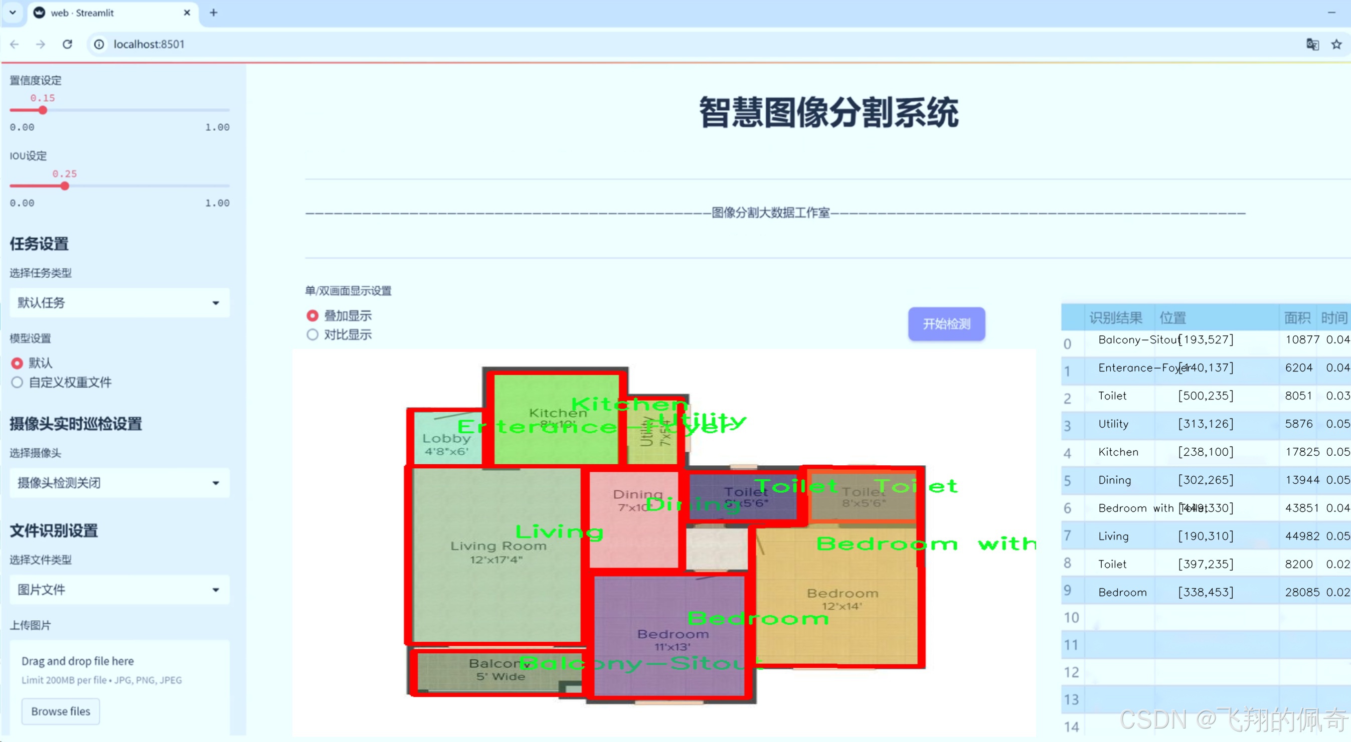 【完整源码+数据集+部署教程】 户型图室内空间图像分割系统源码&数据集分享 [yolov8-seg-C2f-EMSC&yolov8-seg ...