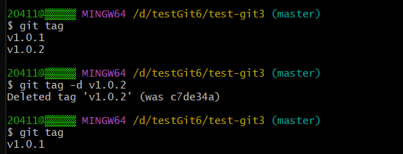 Git基本操作5(tag 标签远程管理)_git更新远程tag-CSDN博客