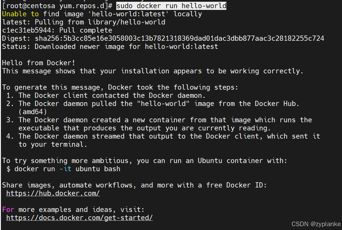 Docker安装（Docker Engine安装）