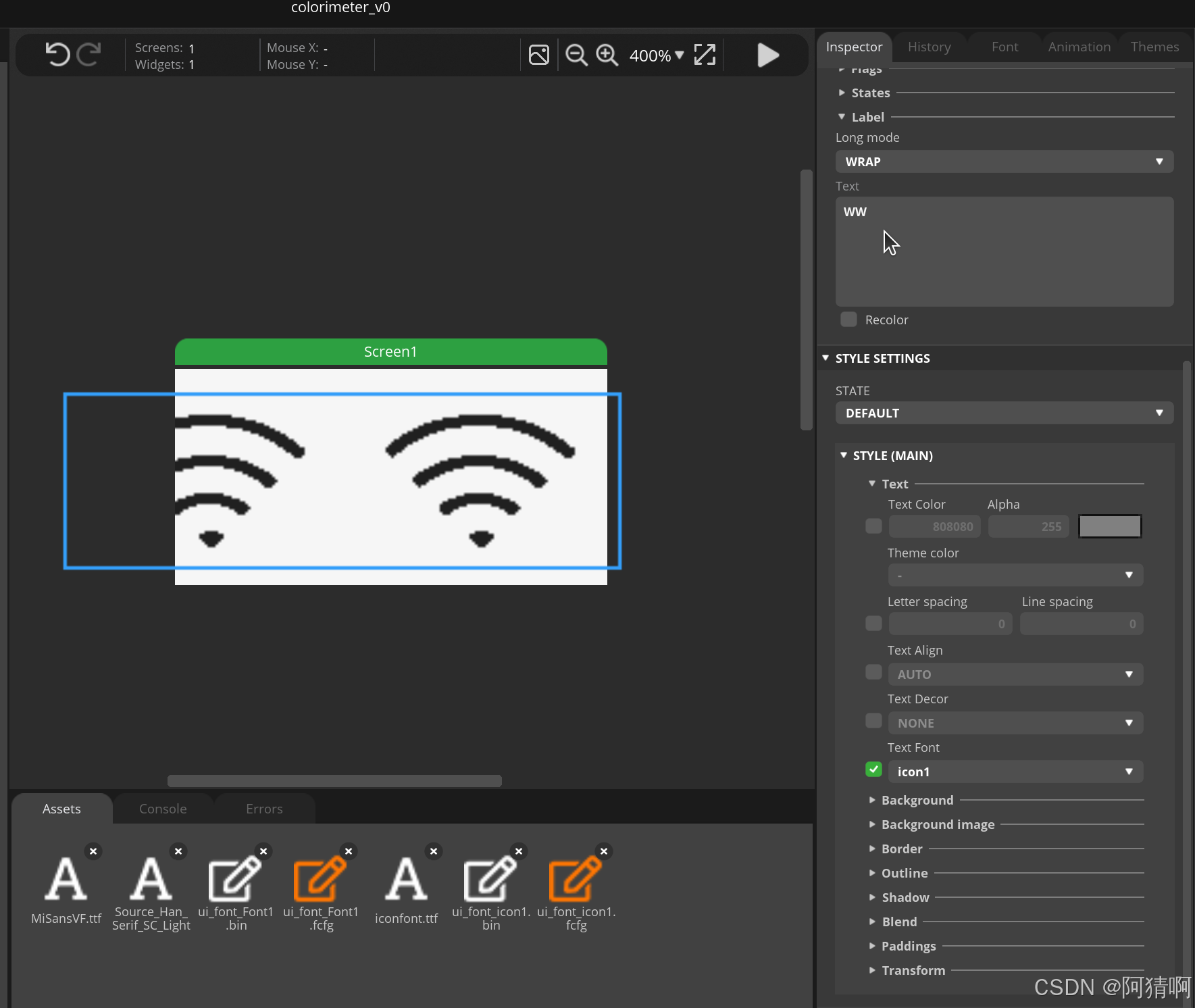 SquareLine导入图标_如何将iconfont素材如何移植到squareline studio-CSDN博客