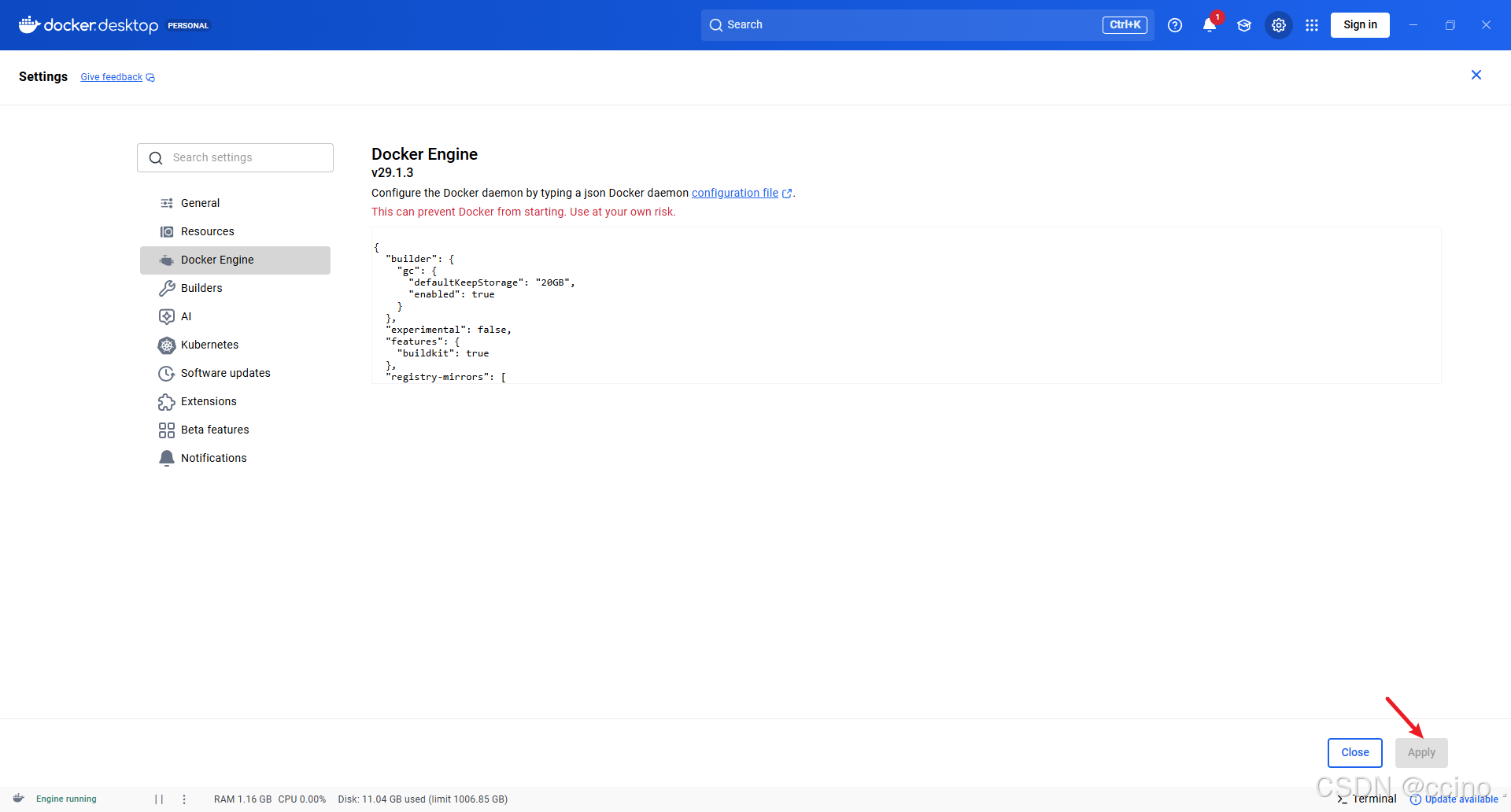 docker拉取镜像失败(Error response from daemon)解决】_拉取镜像 失败 : 拉取镜像超时,请调整镜像加速配置 ...