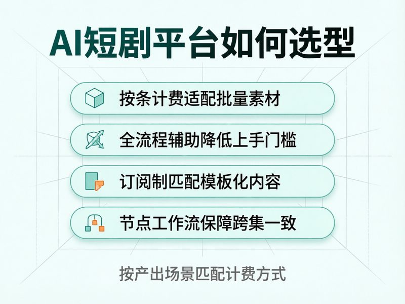 5个平台各有定位和计费方式，但前3集试跑顺利，第10集往往就得加第2个平台。