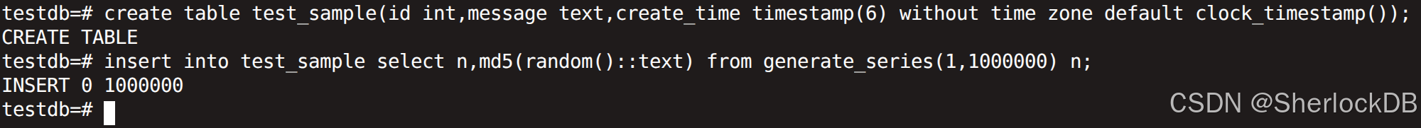 Tablesample PostgreSQL数据抽样 TABLESAMPLE-CSDN博客