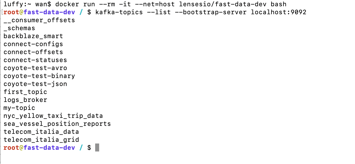 Docker搭建kafka环境