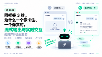 二十五、流式输出与实时交互:打造丝滑的用户体验封面图