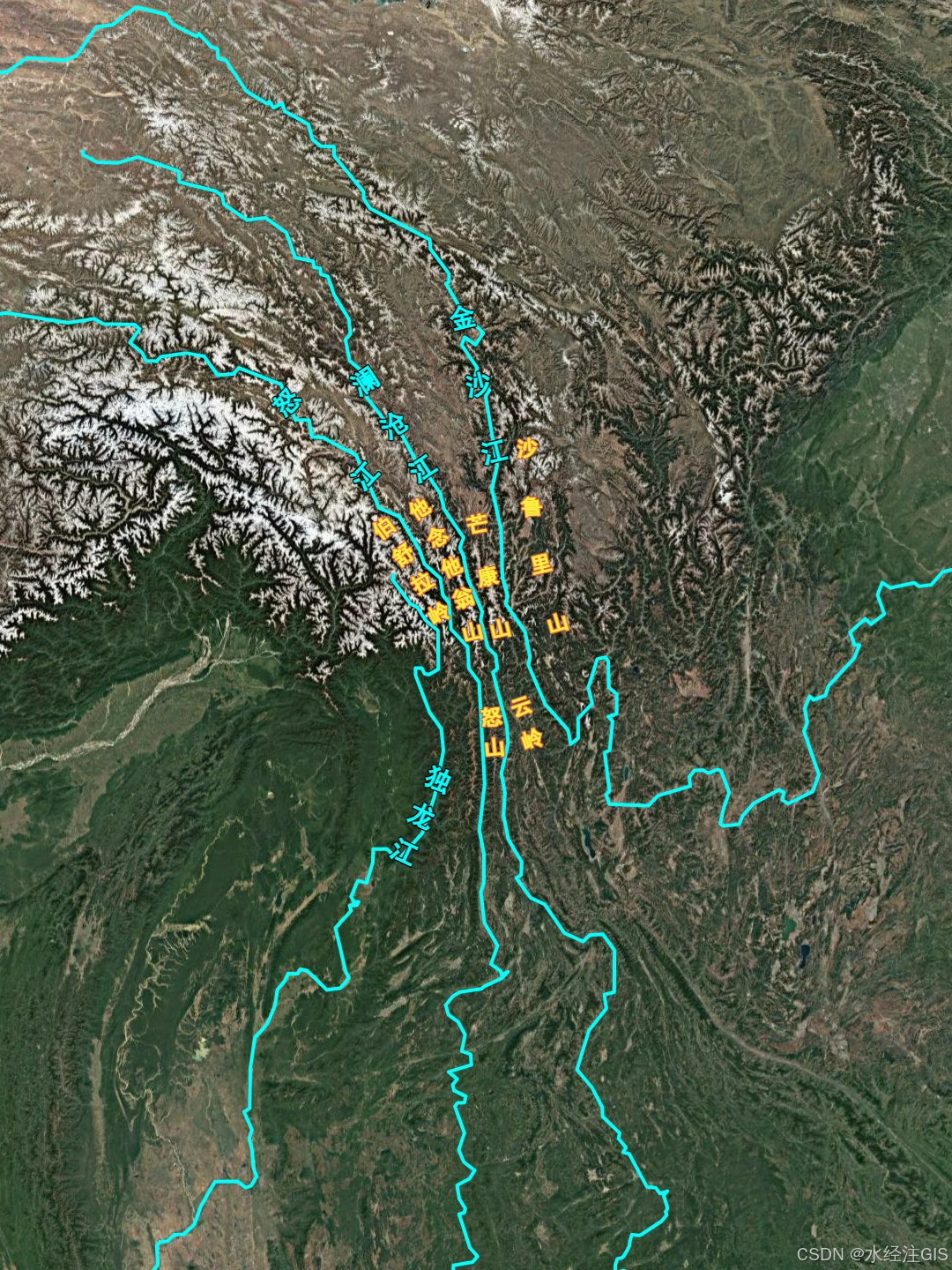 世界上最独特的“平行江河”，地球上唯一的“三江并流”自然奇观在哪里？-CSDN博客