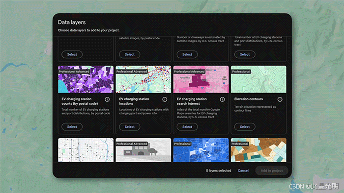 不同的数据可视化结果