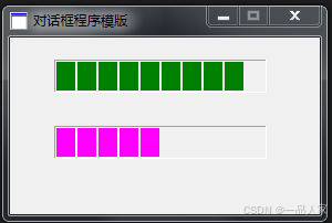 win32汇编环境,对话框程序中使用进度条控件