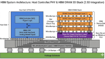 白话 HBM 第一季 第一篇:3D 堆叠架构 TSV 与 Microbumps 互连封面图