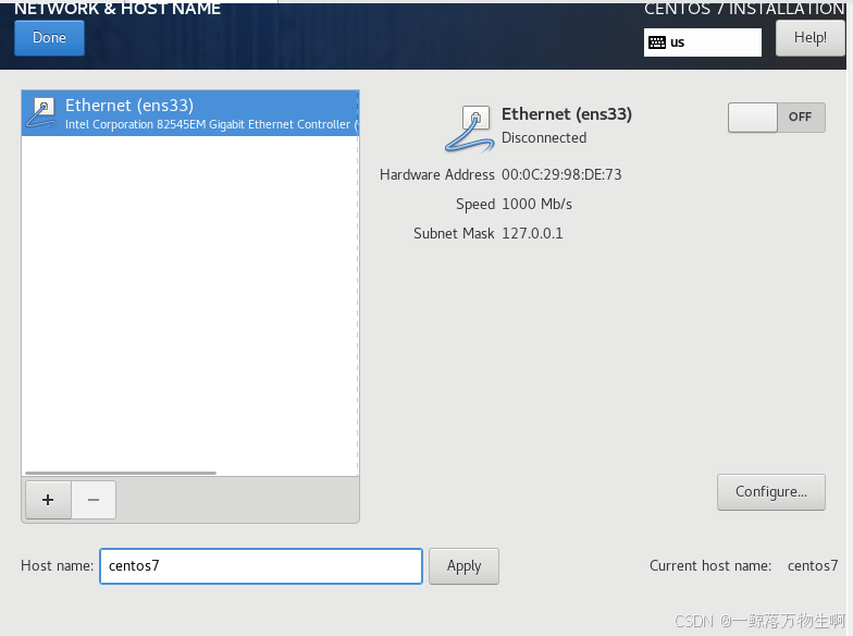 CentoS 7安装和配置_centos7
