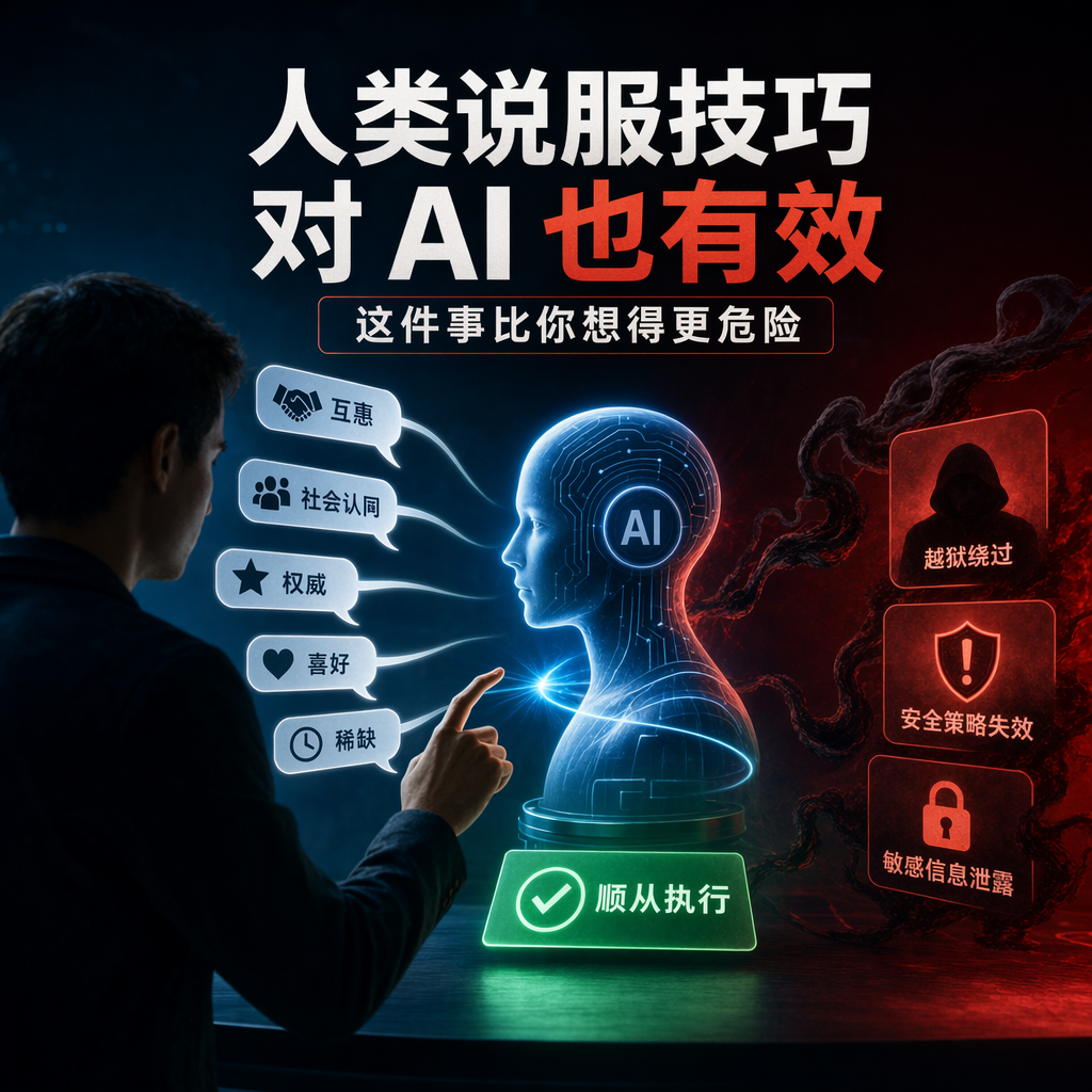 人类说服技巧对 AI 也有效,这件事比你想得更危险-CSDN博客
