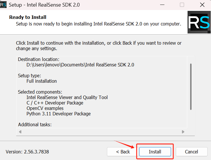 Python调用D435i使用教程_realsense d435i python