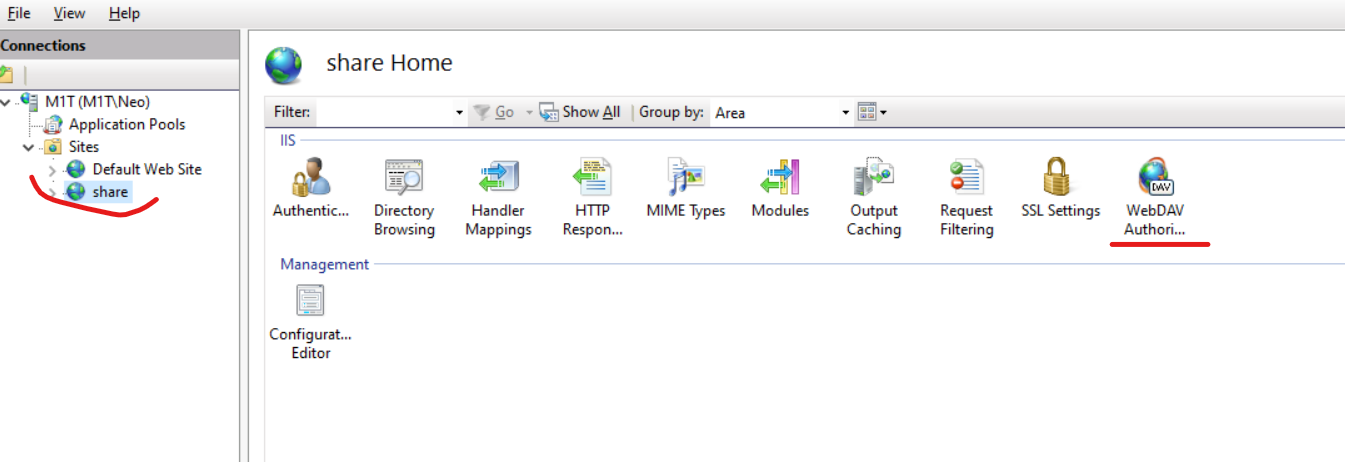 Windows WEB共享文件服务WebDAV配置_windows挂载webdav