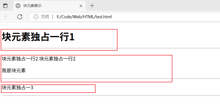 2.HTML入门篇——行内元素和块元素_html行元素-CSDN博客