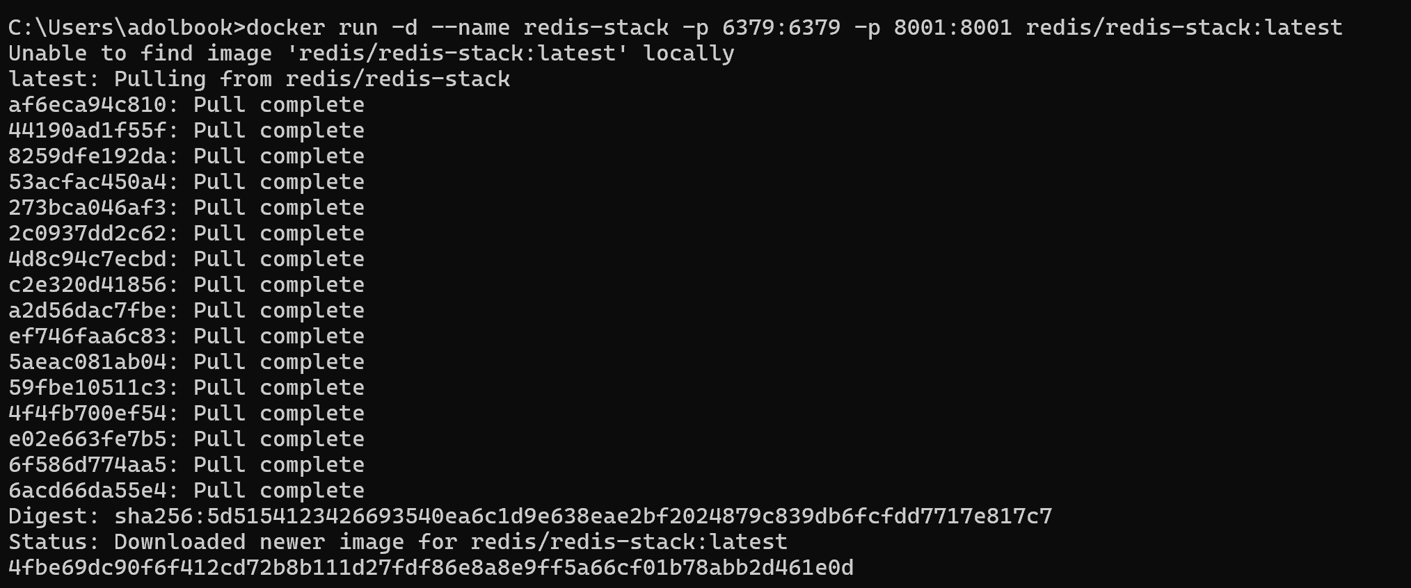Docker安装使用redis-stack (Docker Desktop环境)-CSDN博客