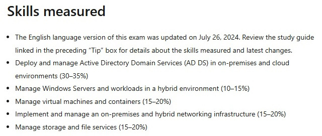Windows Server 2025 管理基础：15 了解微软认证及准备 AZ-800 考试
