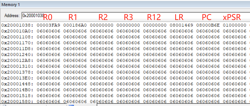 STM32进入HardFault_Handler时，如何找到问题所在？_stm32进入hardfaulthandler