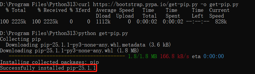 解决安装python勾选pip却没有pip问题_python没有pip怎么办-CSDN博客