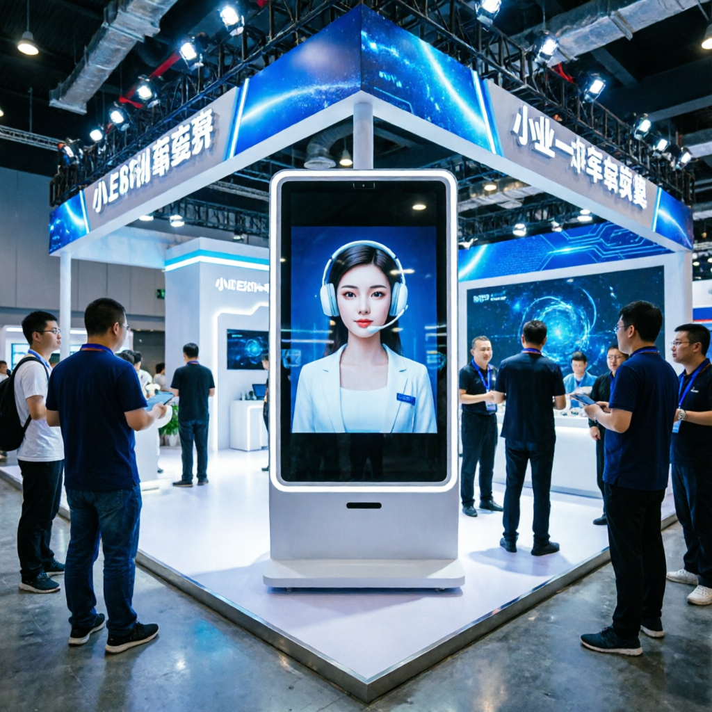 数字人一体机展会场景