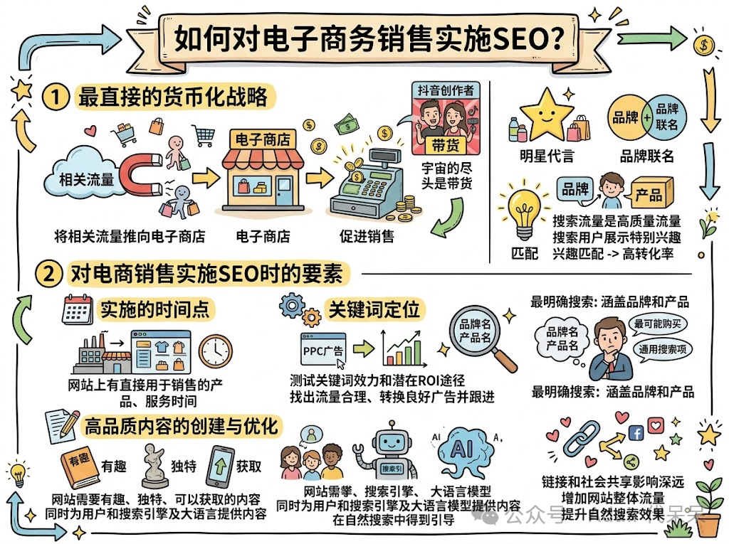 如何对电子商务销售实施SEO？