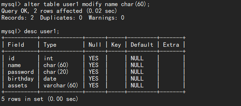 Mysql表操作-CSDN博客