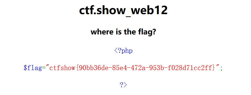 ctf.show web