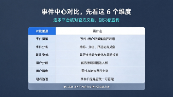 多端数据分析平台的事件中心对比:神策、GrowingIO、火山引擎、456数据怎么选封面图