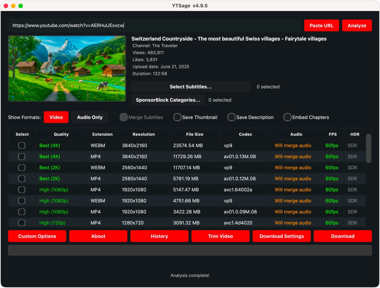 一个让命令行恐惧症消失的现代化 YouTube 下载器