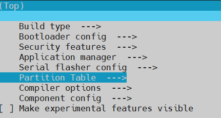 menuconfig