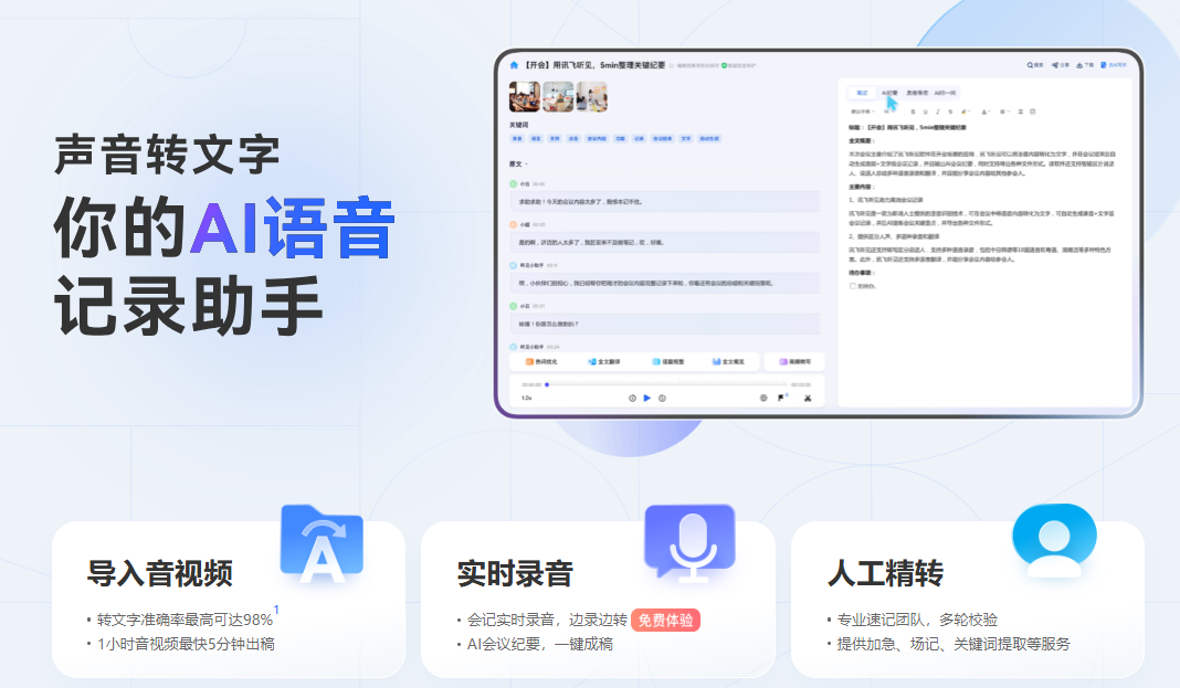 高效办公必备！6 款语音转文字工具，覆盖会议、学习全场景_智能体编排可用的语音转文本插件-CSDN博客