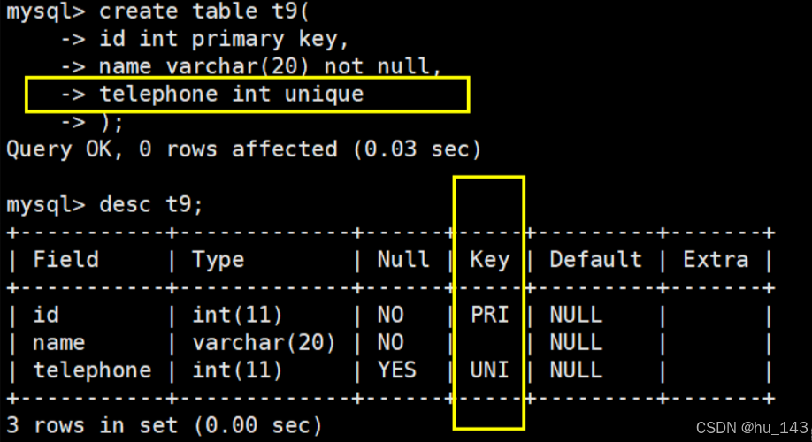 MySQL——表的约束_mysql not null default-CSDN博客