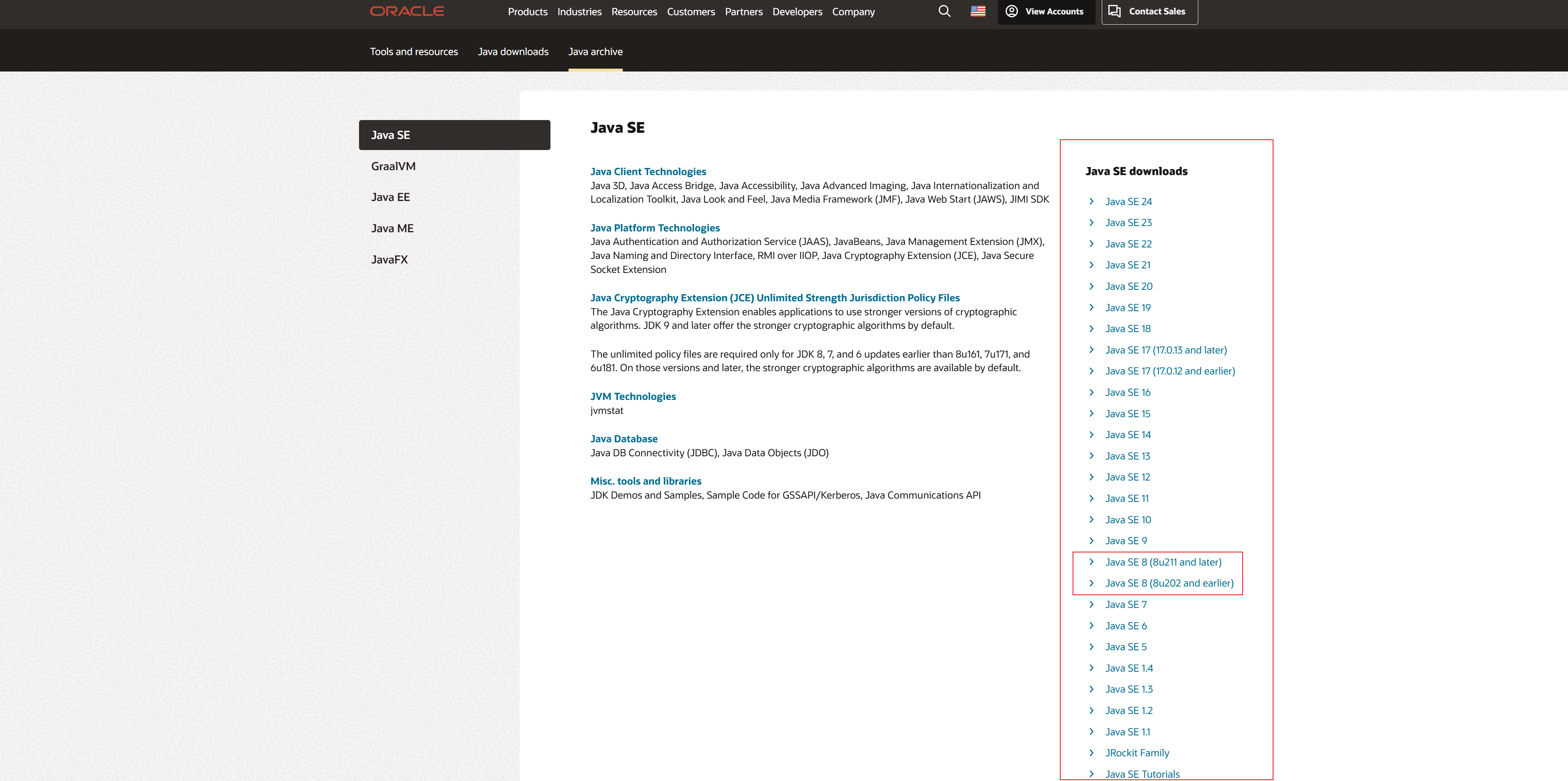 ORACLE JAVA8 最后免费商用版下载链接-CSDN博客