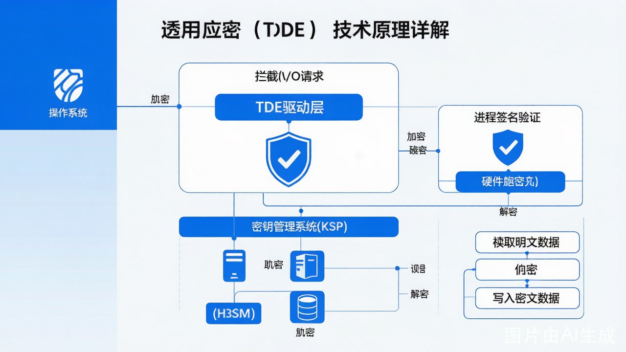 TDE透明加密技术架构图