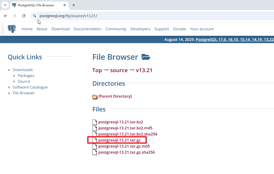 PostgreSQL【安装篇】07：CentOS7.5【手动】编译安装PostgreSQL 13.21_postgresql-13.21 ...
