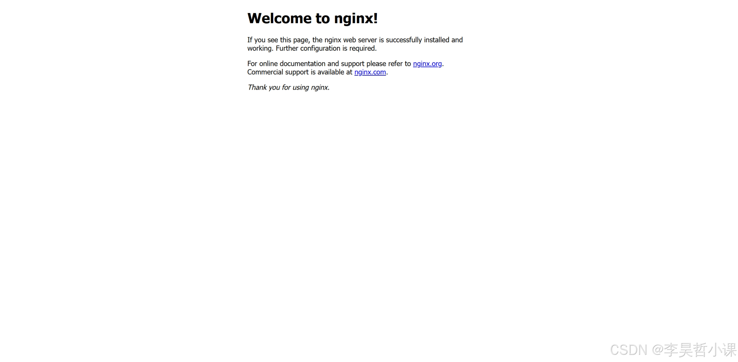 nginx