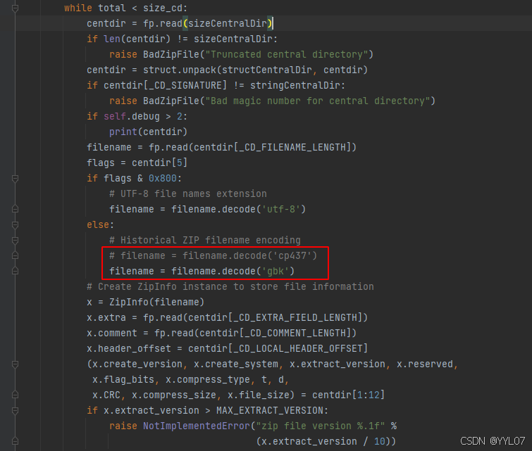 python 有关shutil或zipfile第三方库解压zip文件后的中文乱码问题_python zipfile 乱码-CSDN博客