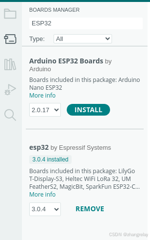 Arduino IDE离线配置第三方库文件-ESP32开发板