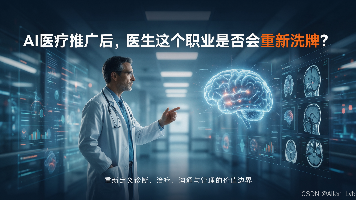AI医疗推广后,医生这个职业是否会重新洗牌?封面图
