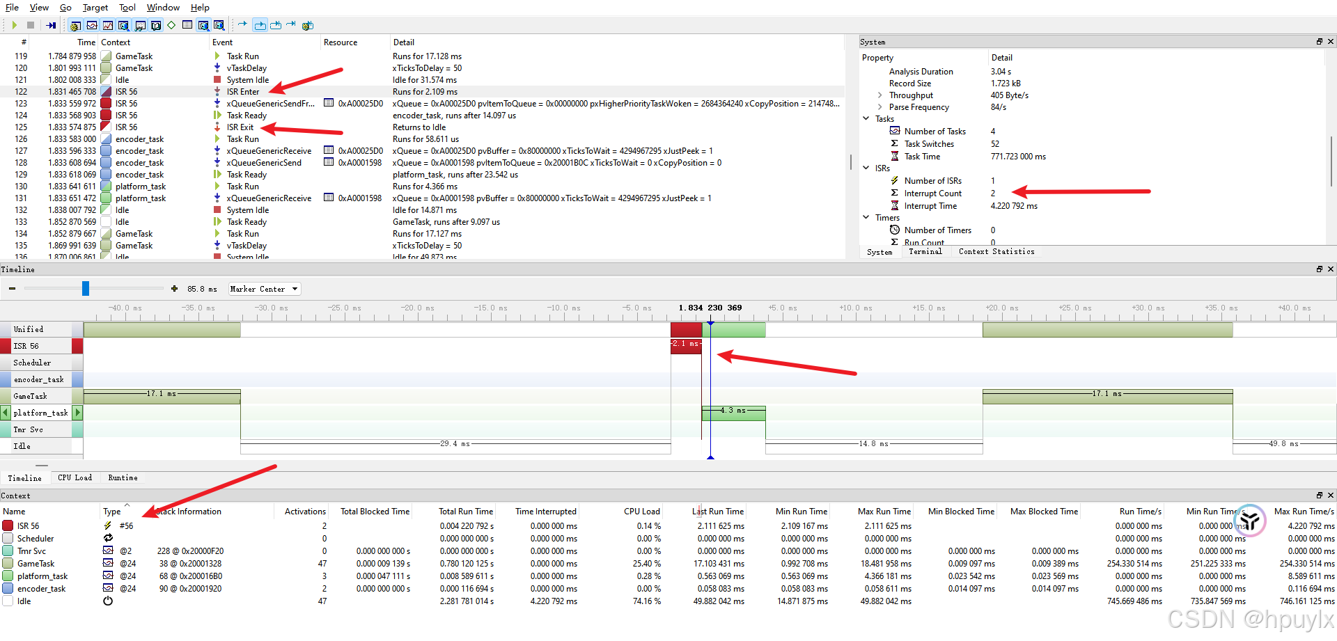 STM32+FreeRTOS 移植SystemView以及打补丁_segger systemview-CSDN博客