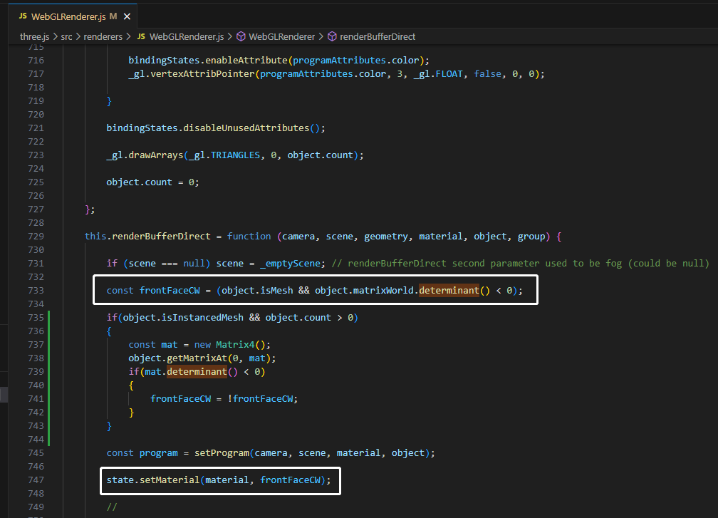 three.js+WebGL踩坑经验合集(10.3):镜像问题又一坑——THREE.InstancedMesh/THREE.Mesh的双面问题 ...